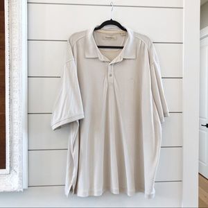 Cream/tan tommy Bahama polo B2